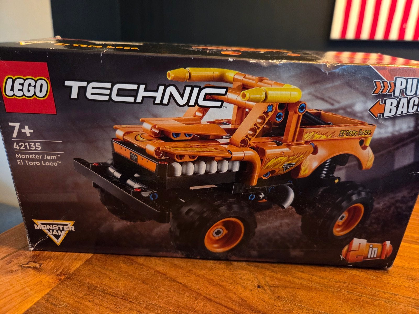 LEGO Technic Monster Jam El Toro Loco 42135, Ophalen of Verzenden, Zo goed als nieuw, Overige merken
