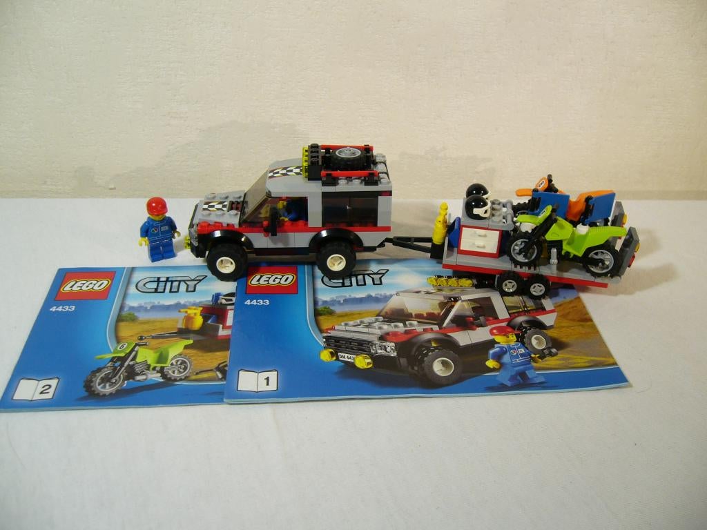 Lego City 4433 Dirt Bike Transporter, Kinderen en Baby's, Speelgoed | Duplo en Lego, Ophalen of Verzenden, Complete set, City