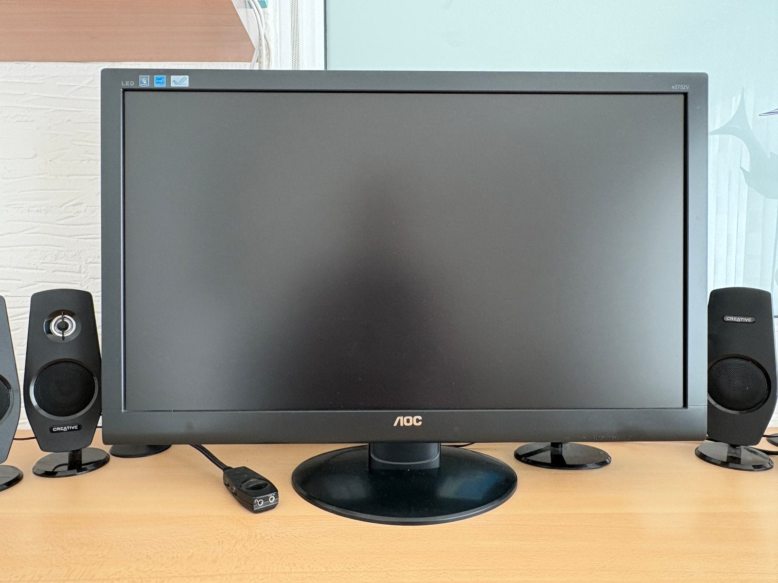 AOC 27” e2752v full HD monitor, Ophalen, Full HD, Zo goed als nieuw, 61 t/m 100 Hz