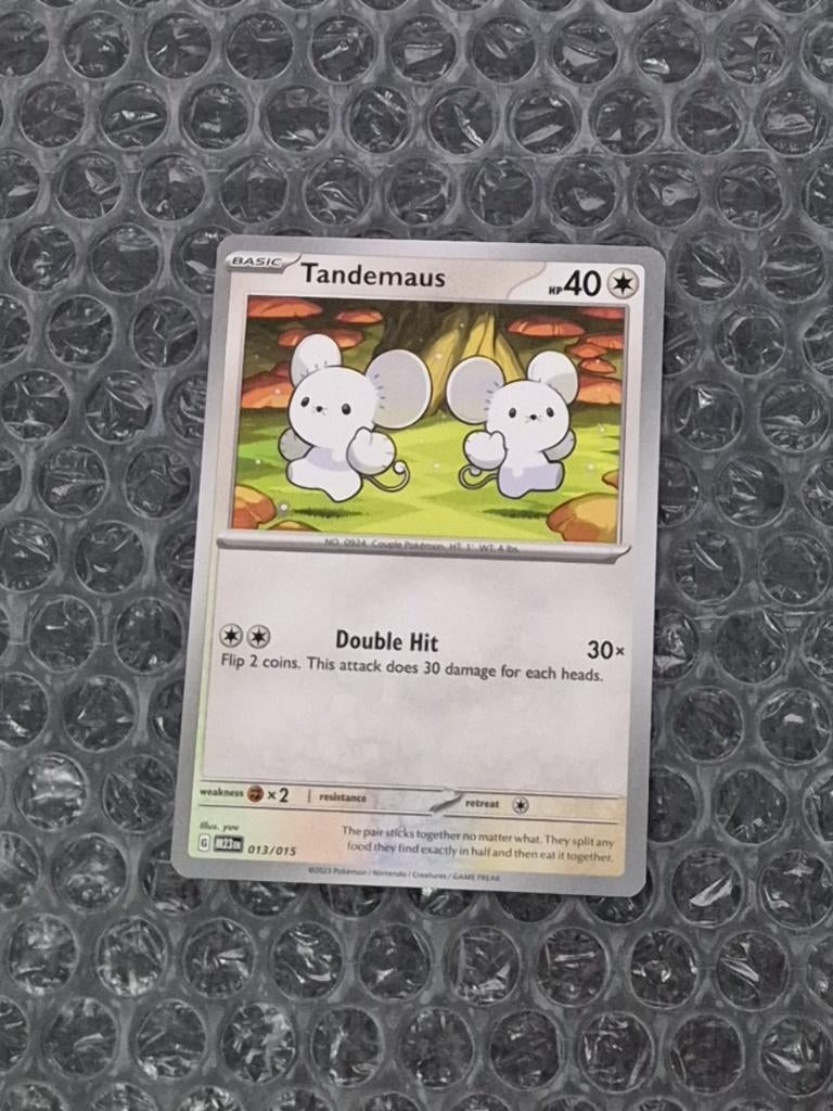Tandemaus 013/015 McDonald's Match Battle 2023 M23, Ophalen of Verzenden, Zo goed als nieuw, Losse kaart, Foil