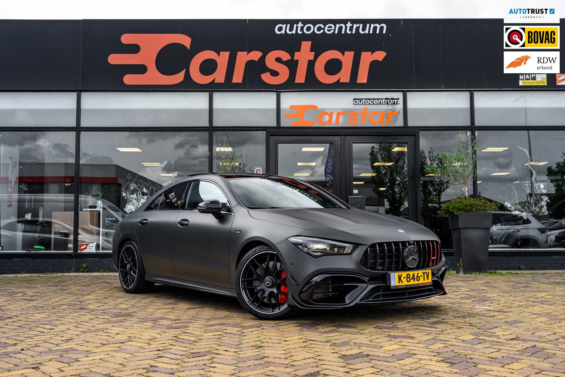 Mercedes-Benz CLA-klasse AMG 45 S 4MATIC+ Premium Plus|PANO|, Auto's, Automaat, Gebruikt, Euro 6, 4 cilinders