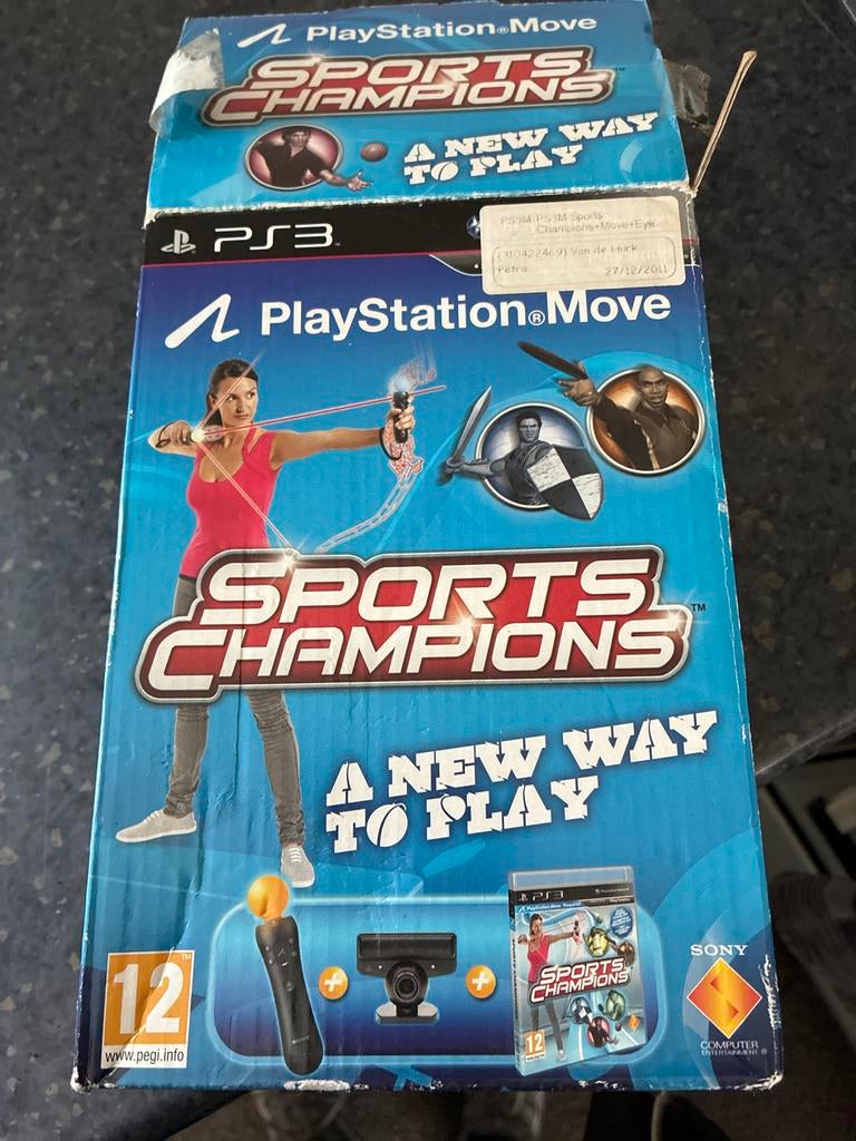 PlayStation VR-bril met Sports Champions PS3 Move bundel, Gebruikt, Ophalen of Verzenden, Sport, 3 spelers of meer