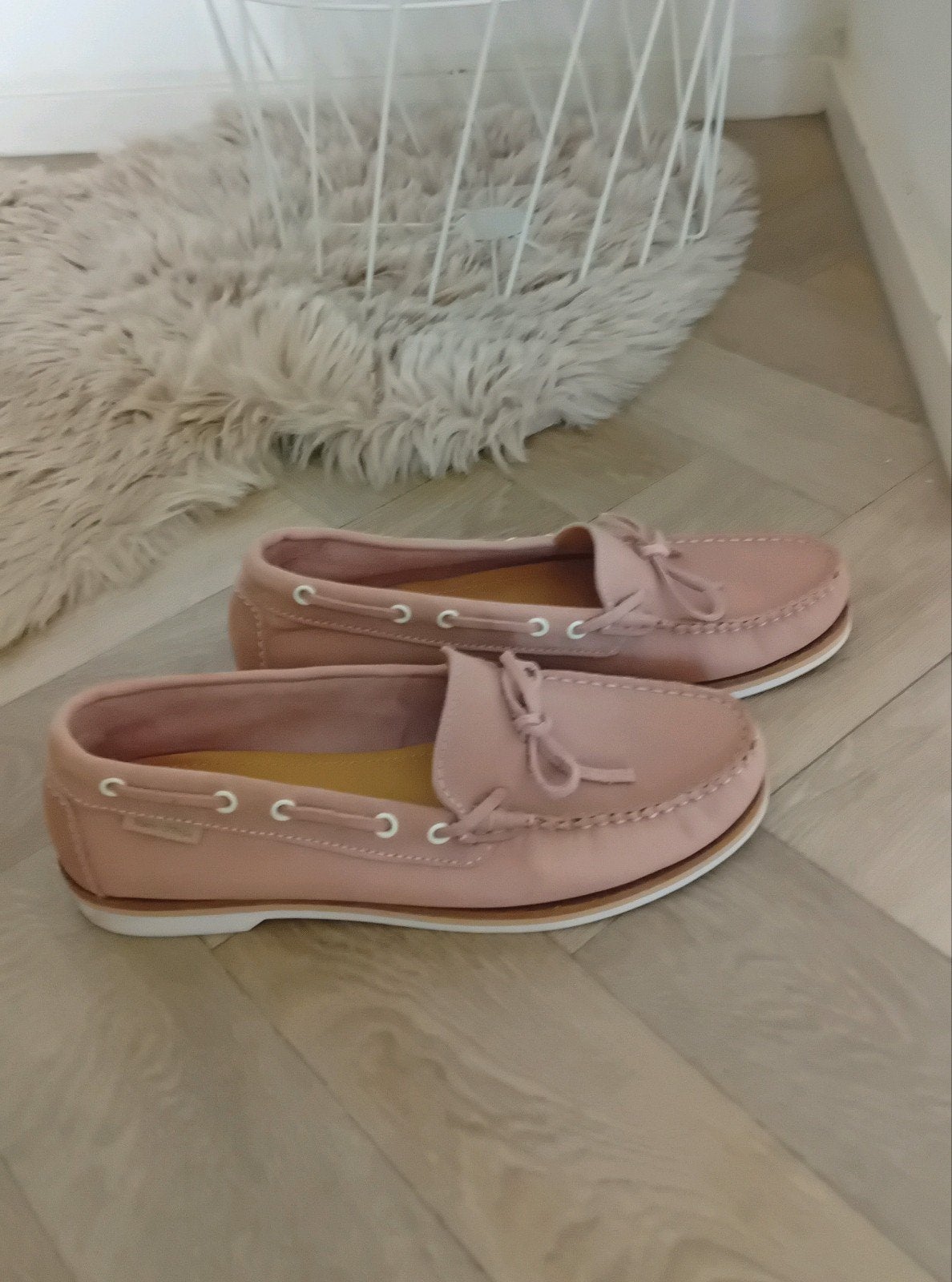 Marc O'Polo mocassins loafers oudroze 38, Instappers, Ophalen of Verzenden, Zo goed als nieuw, Roze