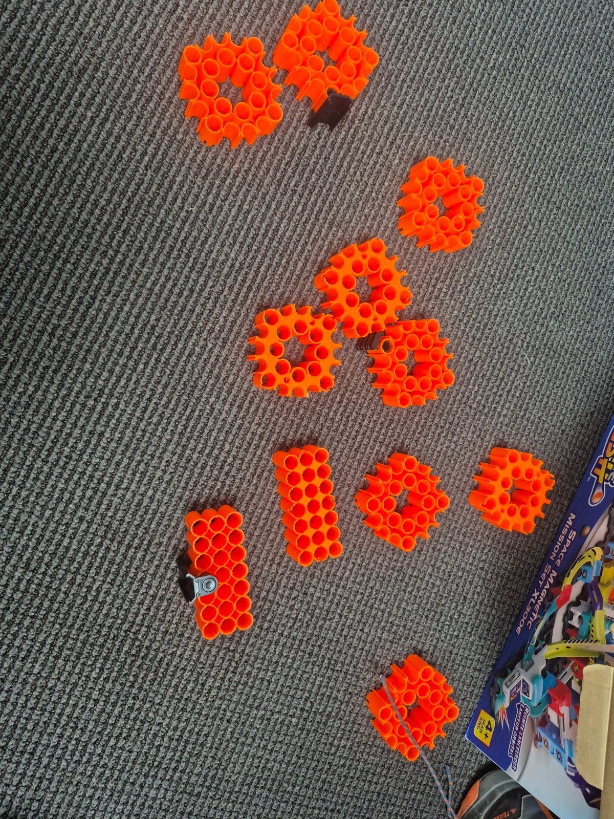 Nerf pijltjes opslag / houder - Oranje, Ophalen, Gebruikt, Jongen of Meisje
