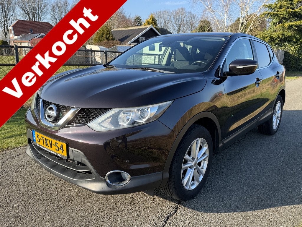 Nissan QASHQAI 1.2 Connect Edition NAVI/PDC/CRUISE/ NL-AUTO!, Voorwielaandrijving, Euro 5, Stof, Gebruikt