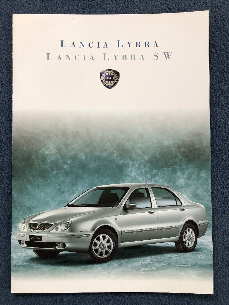 Lancia Lybra Italiaanse introductiefolder 1999, Nieuw, Ophalen of Verzenden, Overige merken, Lancia
