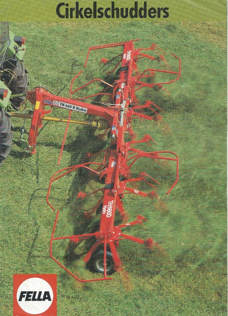 Folder Fella Cirkelschudders, Ophalen of Verzenden, Gelezen, Tractor en Landbouw