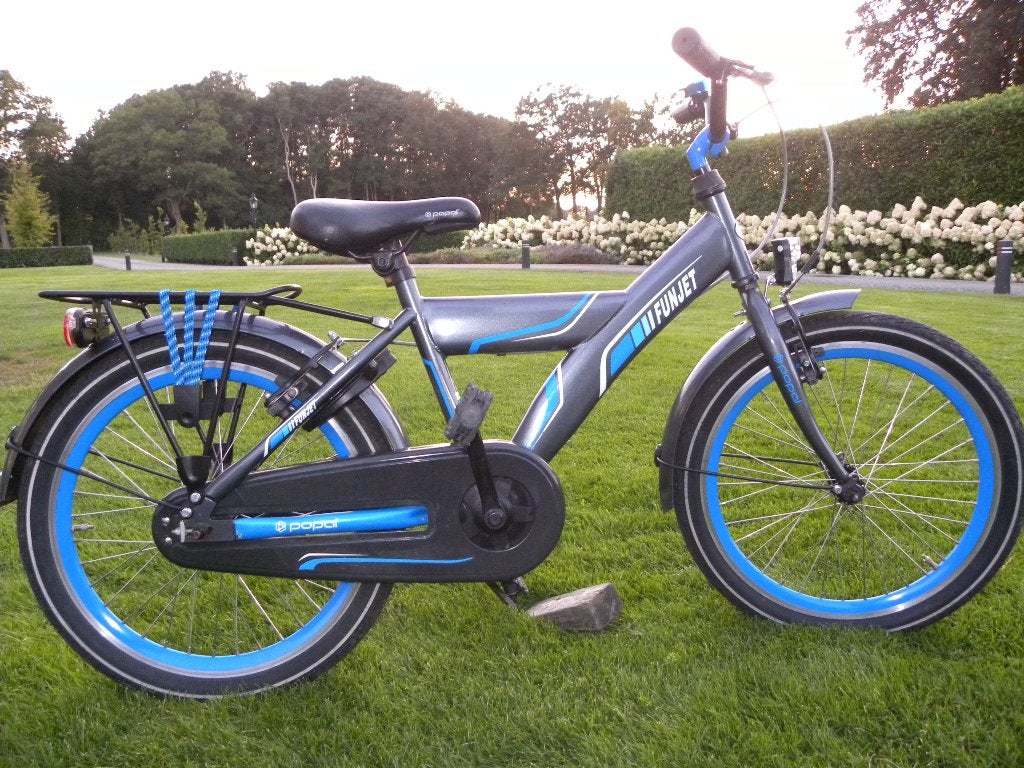 mooie 20'' popal funjet jongensfiets, Ophalen, Terugtraprem, Gebruikt, Handrem
