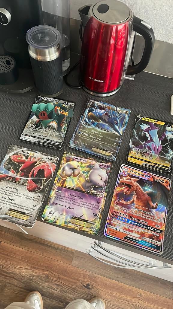 6 x mega pokemon kaarten, Verzenden, Zo goed als nieuw