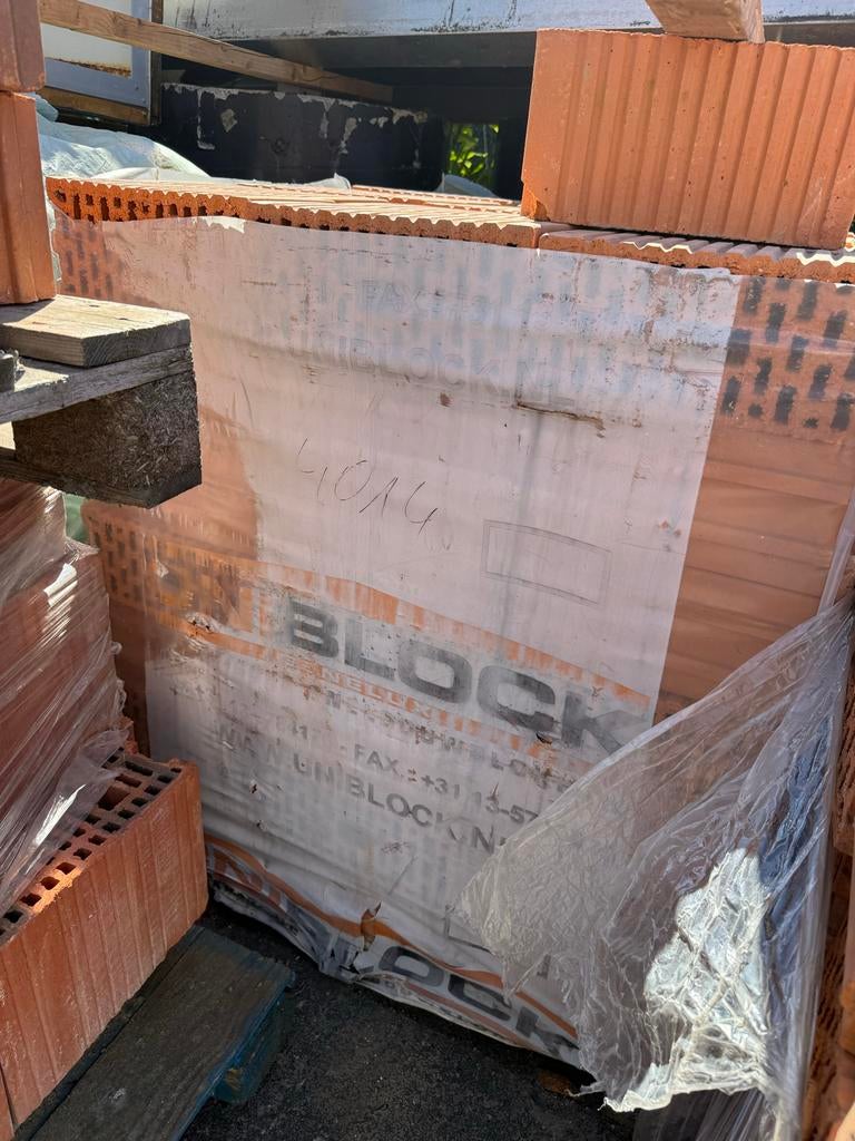Porotherm pm 20 ( 300  x 140 dik 155 h  300 stuks nieuw, Ophalen of Verzenden, Nieuw, Bakstenen