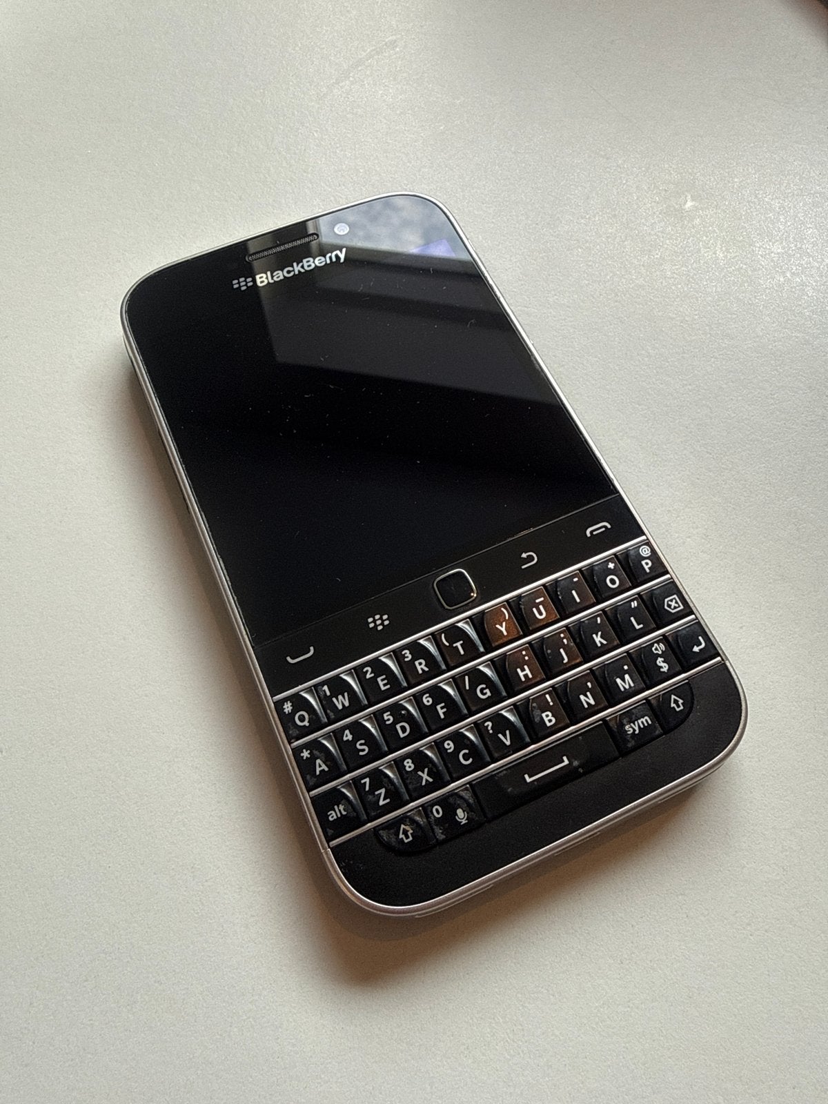 BlackBerry Classic - Zwart, Zonder Simlock, Gaat niet aan, Zwart, Touchscreen, Ophalen of Verzenden, Zo goed als nieuw