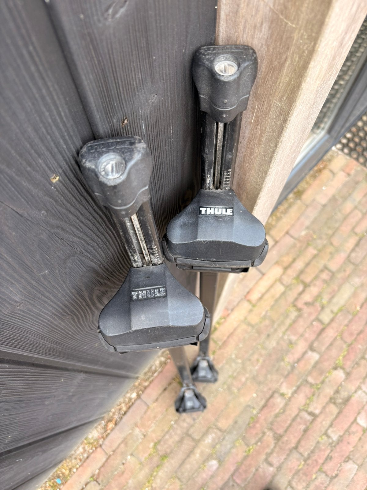 Universele Thule Dakdragers 127 cm met Sleutel, Auto diversen, Dakdragers, Ophalen, Gebruikt