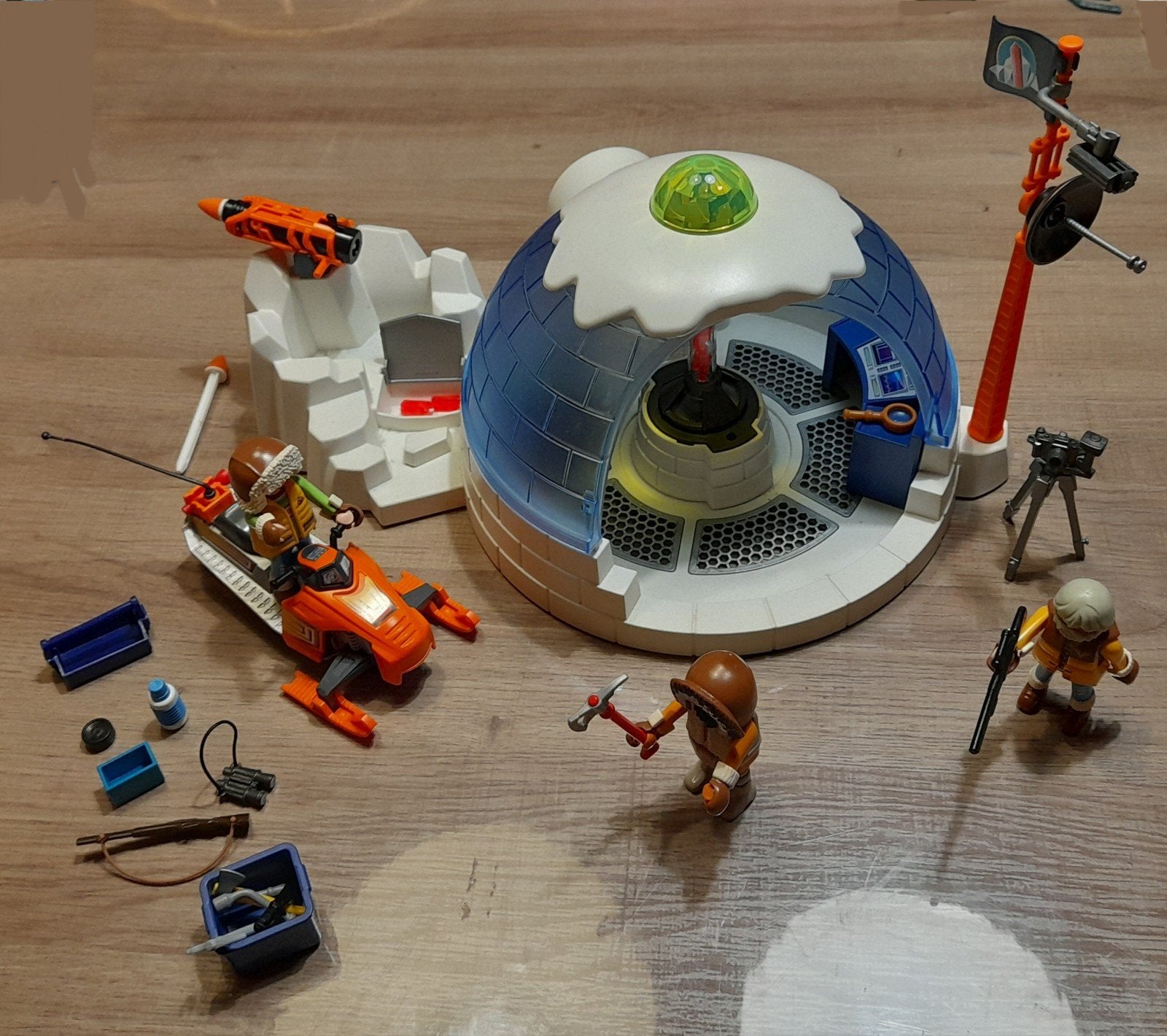 Playmobil 9055 Arctische Onderzoeksbasis - compleet, Kinderen en Baby's, Ophalen of Verzenden, Zo goed als nieuw