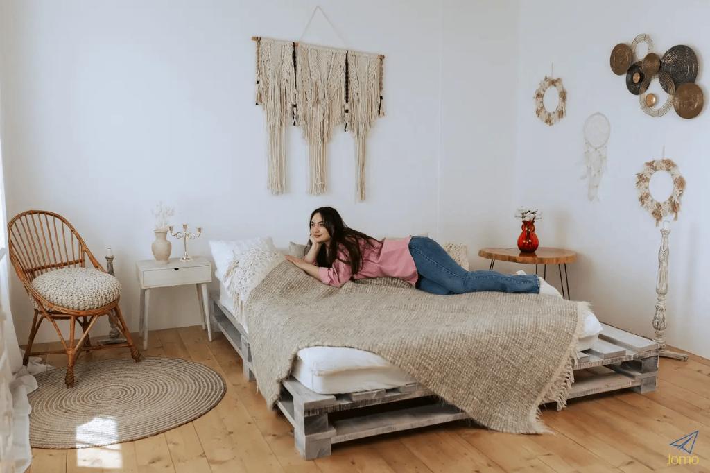 Handgemaakte Karpatische Lizhnyk / Wollen Sprei 150x210cm, Verzenden, Wit, Overige typen, Nieuw