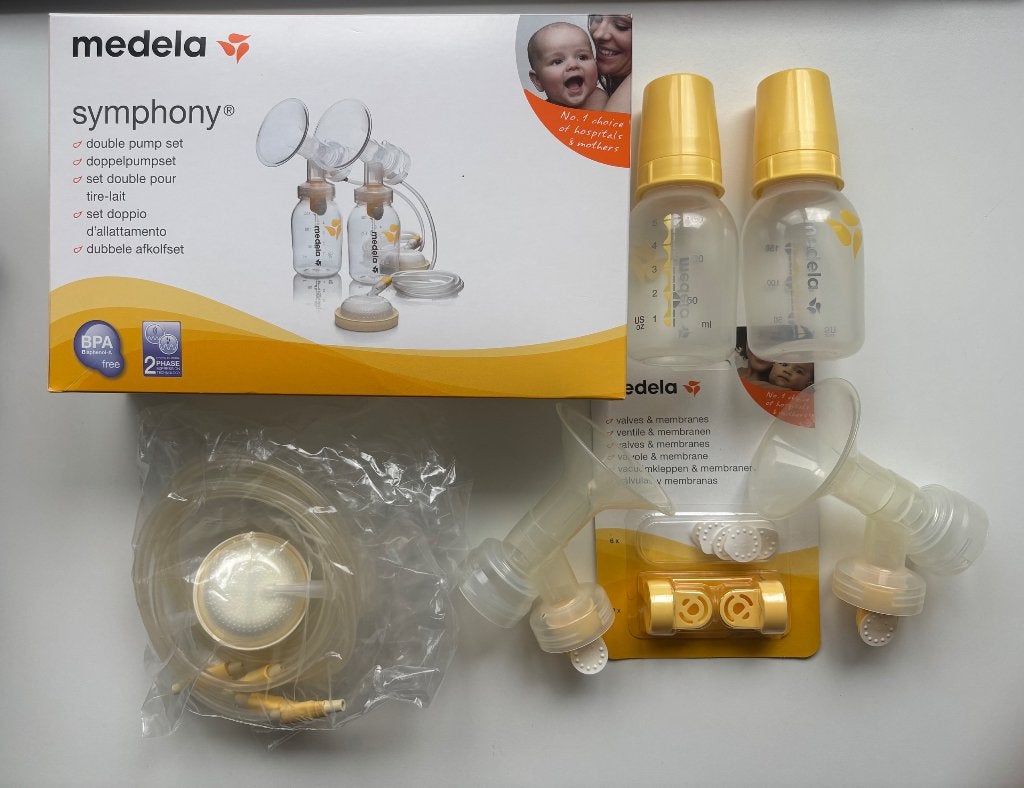 Medela symphony dubbele afkolfset, Kinderen en Baby's, Babyvoeding en Toebehoren, Ophalen, Gebruikt, BPA-vrij, Medela