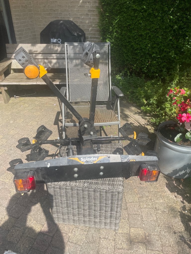 Spinder fietsendrager, Ophalen, 2 fietsen, Gebruikt, Trekhaakdrager