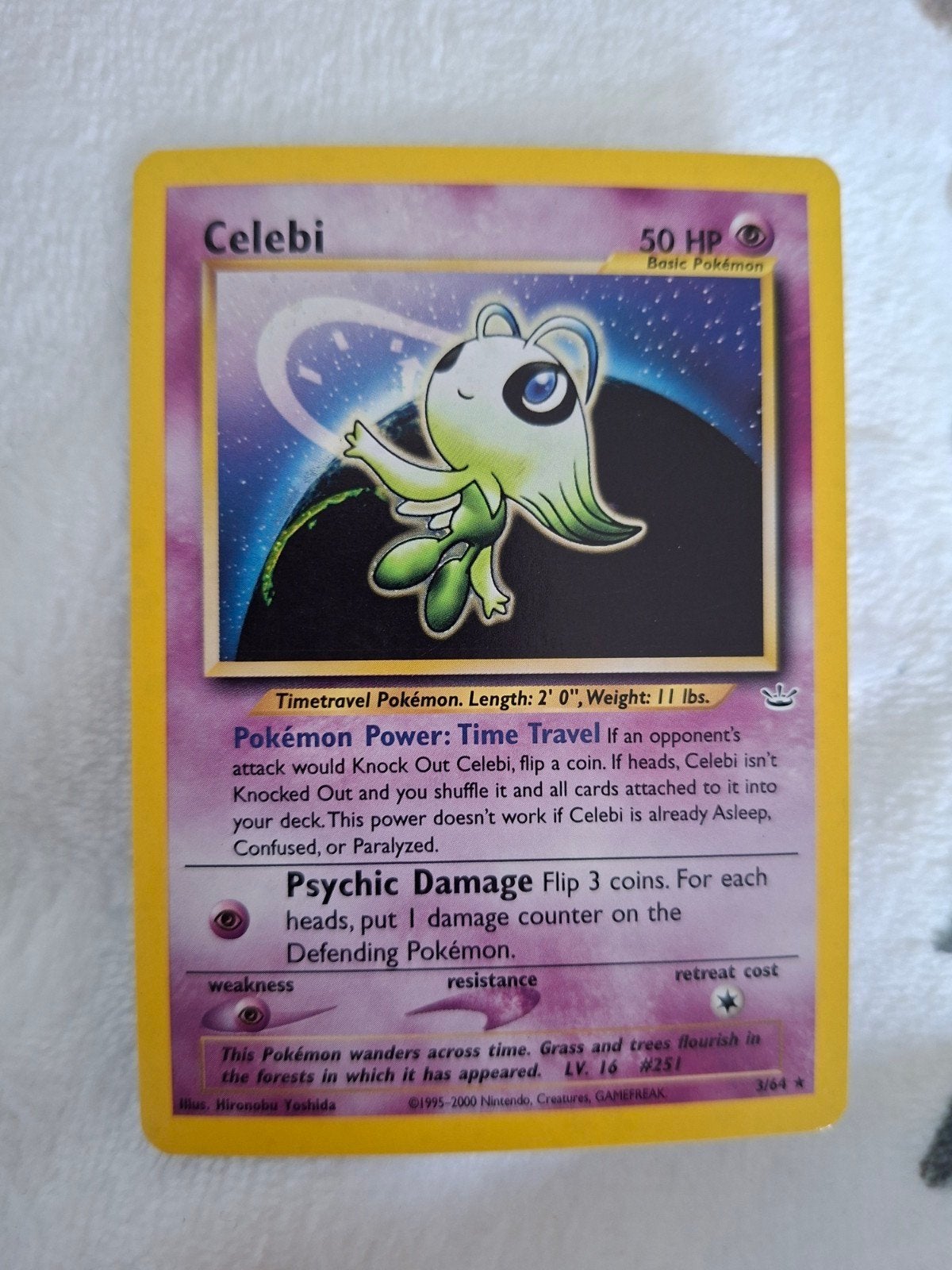 Celebi pokemon kaart, Ophalen, Zo goed als nieuw