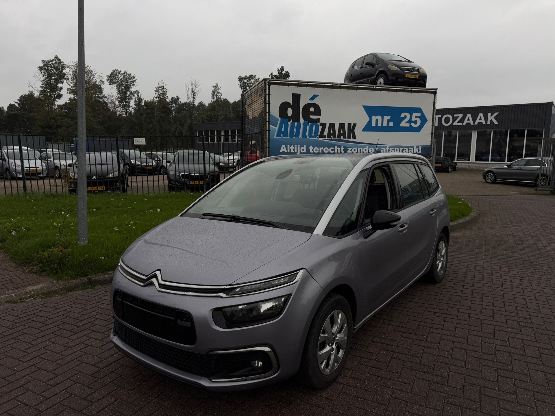 Citroen Grand C4 SpaceTourer 1.2 Shine AUT 7-Persoons uitvoe, Auto's, 15 km/l, Gebruikt, C4 (Grand) Picasso, Bedrijf