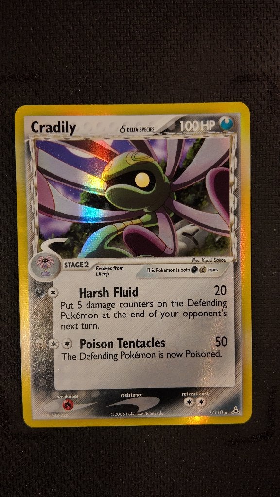 Cradily δ 2 2 Holon Phantoms | Pokemon kaart, Ophalen, Zo goed als nieuw, Losse kaart, Foil