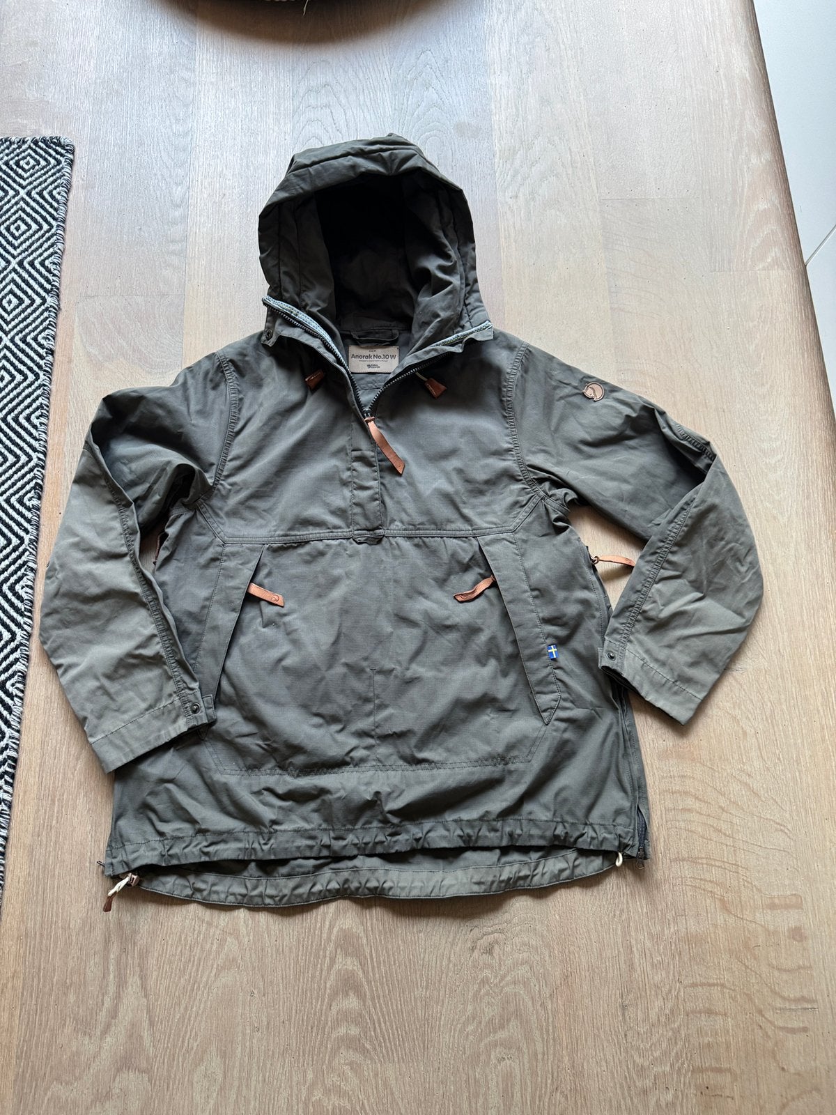 Prachtige Fjallraven anorak no.10 w  maat m g1000, Ophalen of Verzenden, Zo goed als nieuw, Maat 48/50 (M), Groen