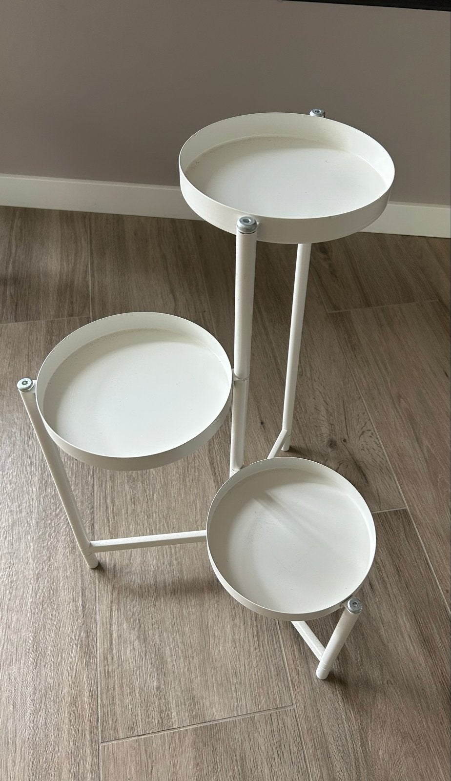 IKEA Olivblad plantenstandaard - wit, verschillende hoogtes, Huis en Inrichting, Ophalen, Nieuw, Wit, Metaal