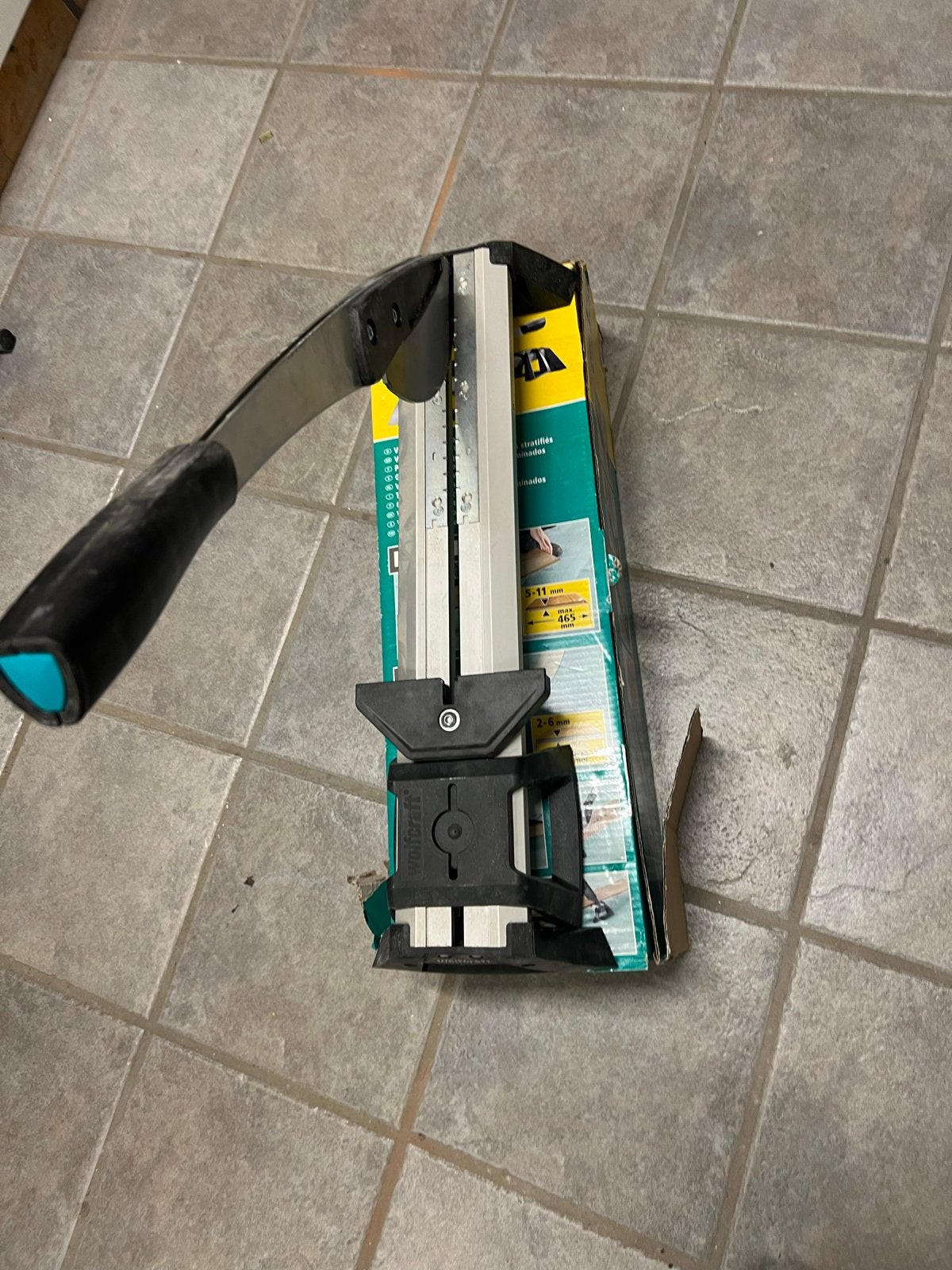 Wolfcraft VLC 800 Laminaat- en Vinylsnijder, Ophalen of Verzenden, Gebruikt, Snijgereedschap, Overige merken