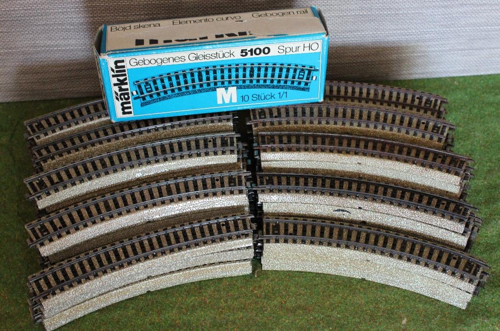 Marklin M RAIL-WISSEL EN VEEL MEER, Wisselstroom, Rails, Ophalen of Verzenden, Zo goed als nieuw