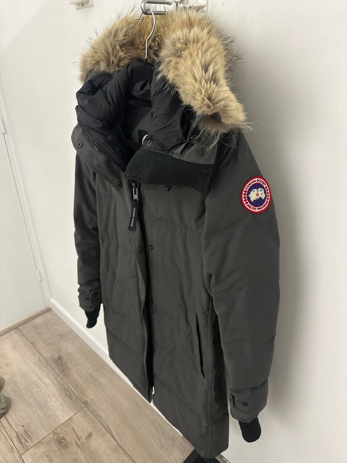 Canada Goose Expedition Parka - Maat S/P, Ophalen, Zo goed als nieuw, Maat 36 (S), Grijs
