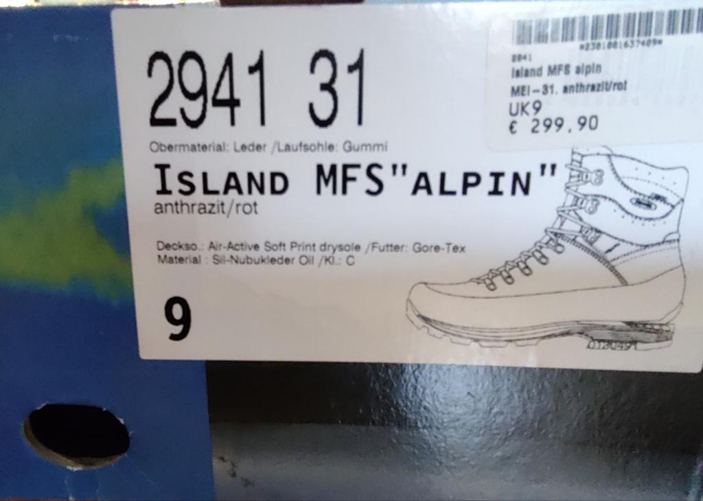 Meindl Island MFS Alpin heren C wandelschoenen - Maat 43, Ophalen of Verzenden, Schoenen