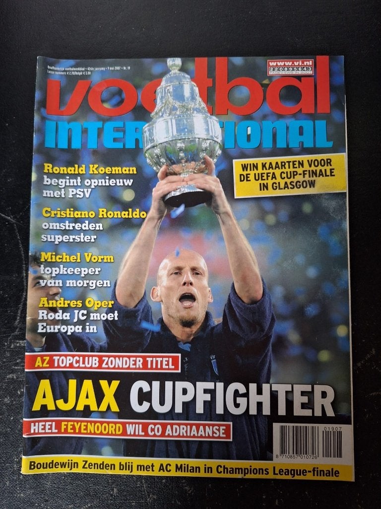 Magazine - Ajax winnaar KNVB Beker 2007, Ophalen of Verzenden, Zo goed als nieuw, Ajax, Boek of Tijdschrift