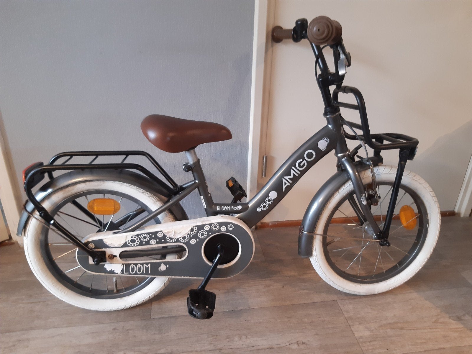 16 inch kinder fietsje AMIGO., Ophalen of Verzenden, Gebruikt, Staal, 16 tot 20 inch