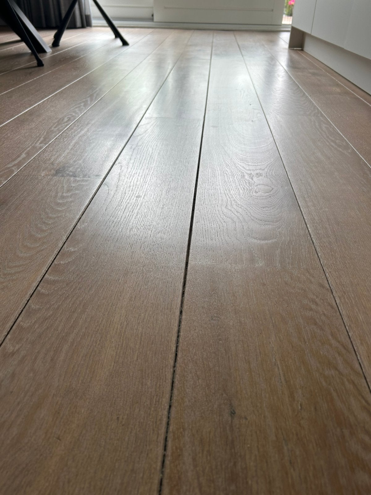 Eiken houten vloer, Doe-het-zelf en Verbouw, Ophalen, Gebruikt, Vloerdelen of -planken, 10 m² of meer