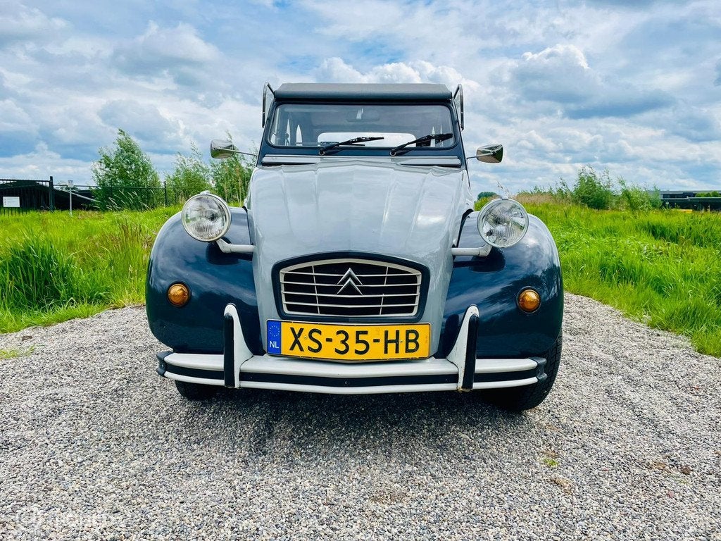 2cv6 Charleston Gris nocturne / Gris cormoran 10-1989 92.483, Auto's, Citroën, Voorwielaandrijving, 2CV, Cabriolet, 29 pk