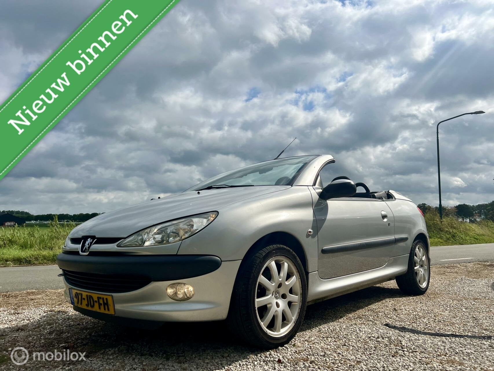 Peugeot 206 CC 1.6-16V Nette Cabrio, APK April 2027, Auto's, Peugeot, Bedrijf, Te koop, ABS, Airbags, Alarm, Boordcomputer, Centrale vergrendeling