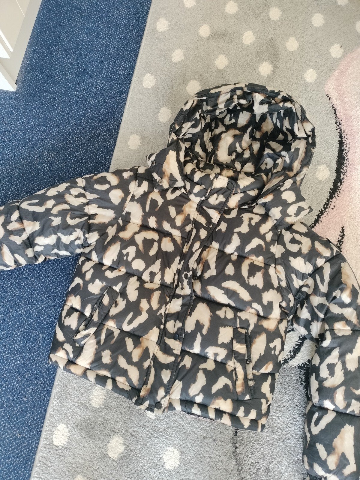 Cars Jeans winterjas met luipaardprint - Maat 12, Ophalen, Meisje, Zo goed als nieuw, Cars Jeans