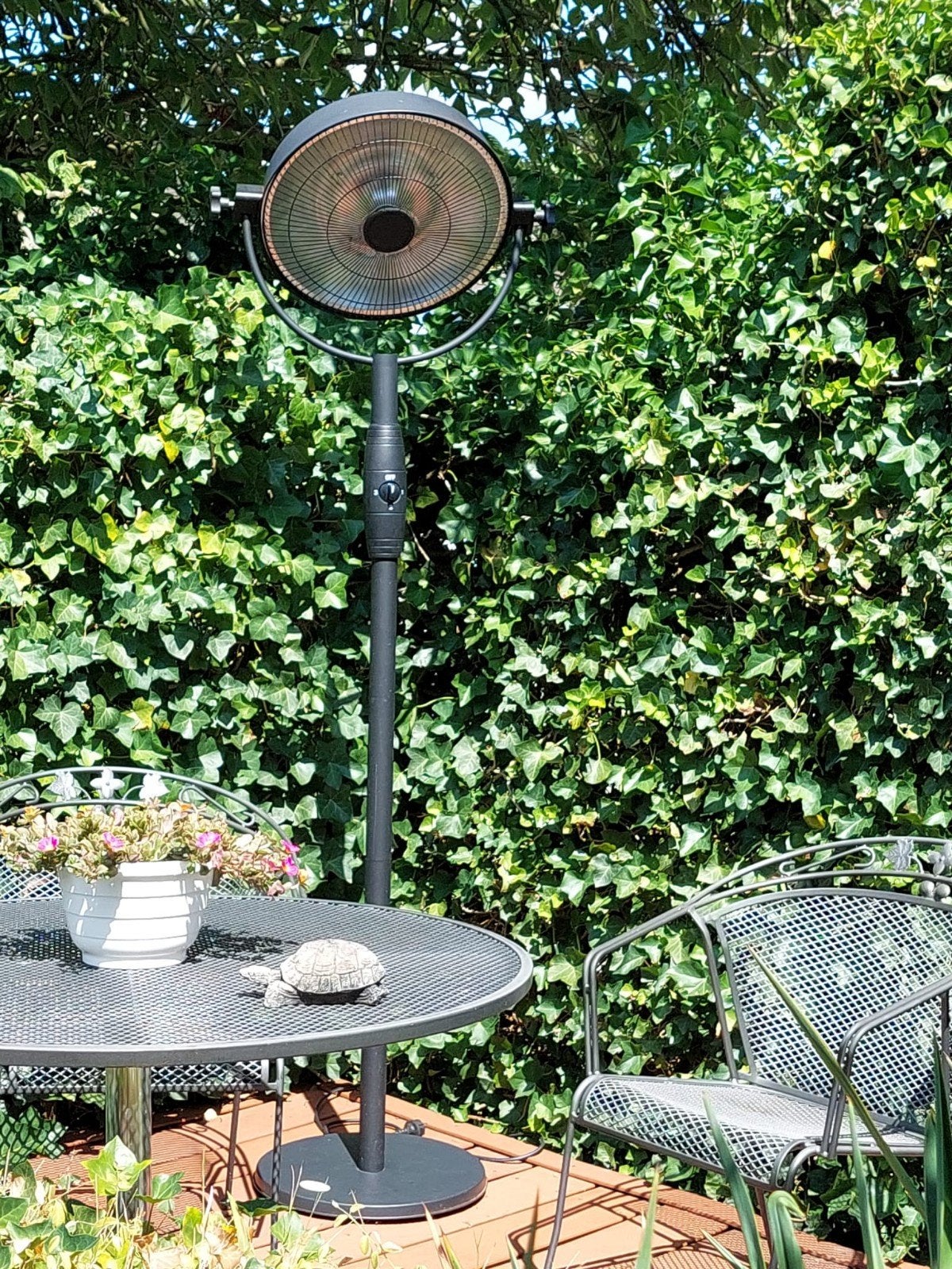 terrasheater bijna niet gebruikt, Tuin en Terras, Draaibaar, Vloer, Zo goed als nieuw, Ophalen