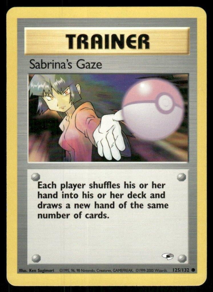 Sabrina's Gaze 125/132 - Gym Heroes (NM), Verzenden, Gebruikt