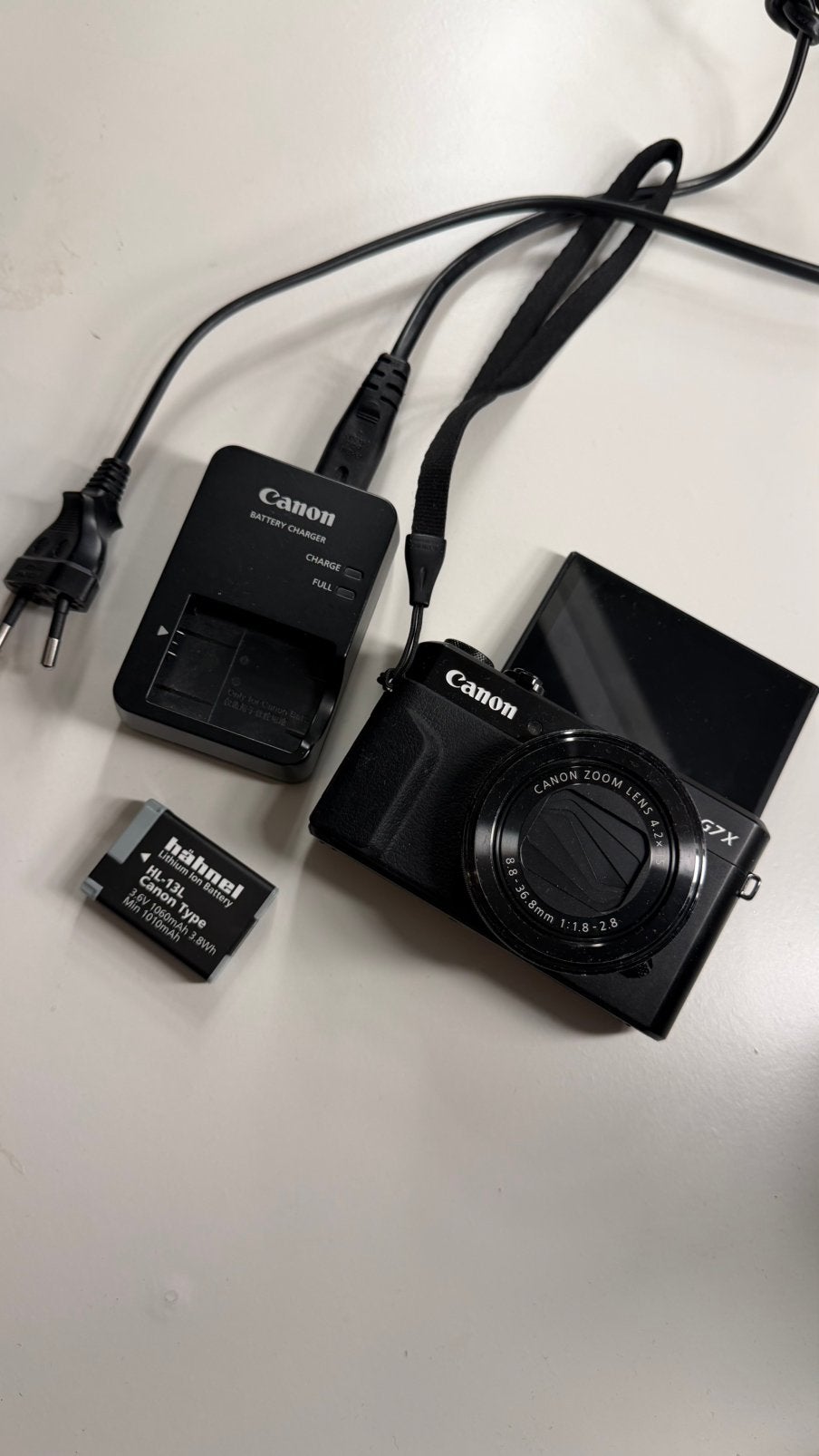 Canon G7X Mark II compact camera met oplader compleet, Audio, Tv en Foto, Fotocamera's Digitaal, Canon, Compact, Ophalen of Verzenden