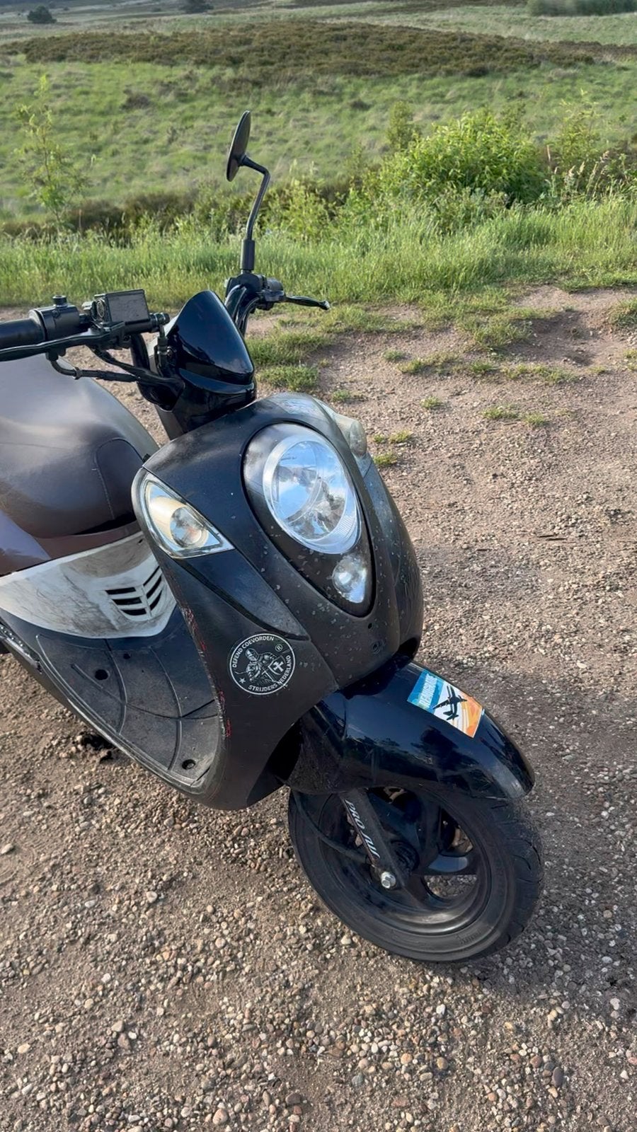 Sym mio 63cc, Ophalen, Benzine