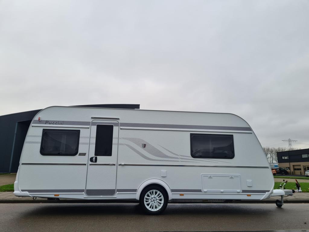 Tabbert Puccini 550 E Meeneemprijs, Caravans en Kamperen, Caravans, Rondzit, Tabbert, Bedrijf, 6 tot 7 meter