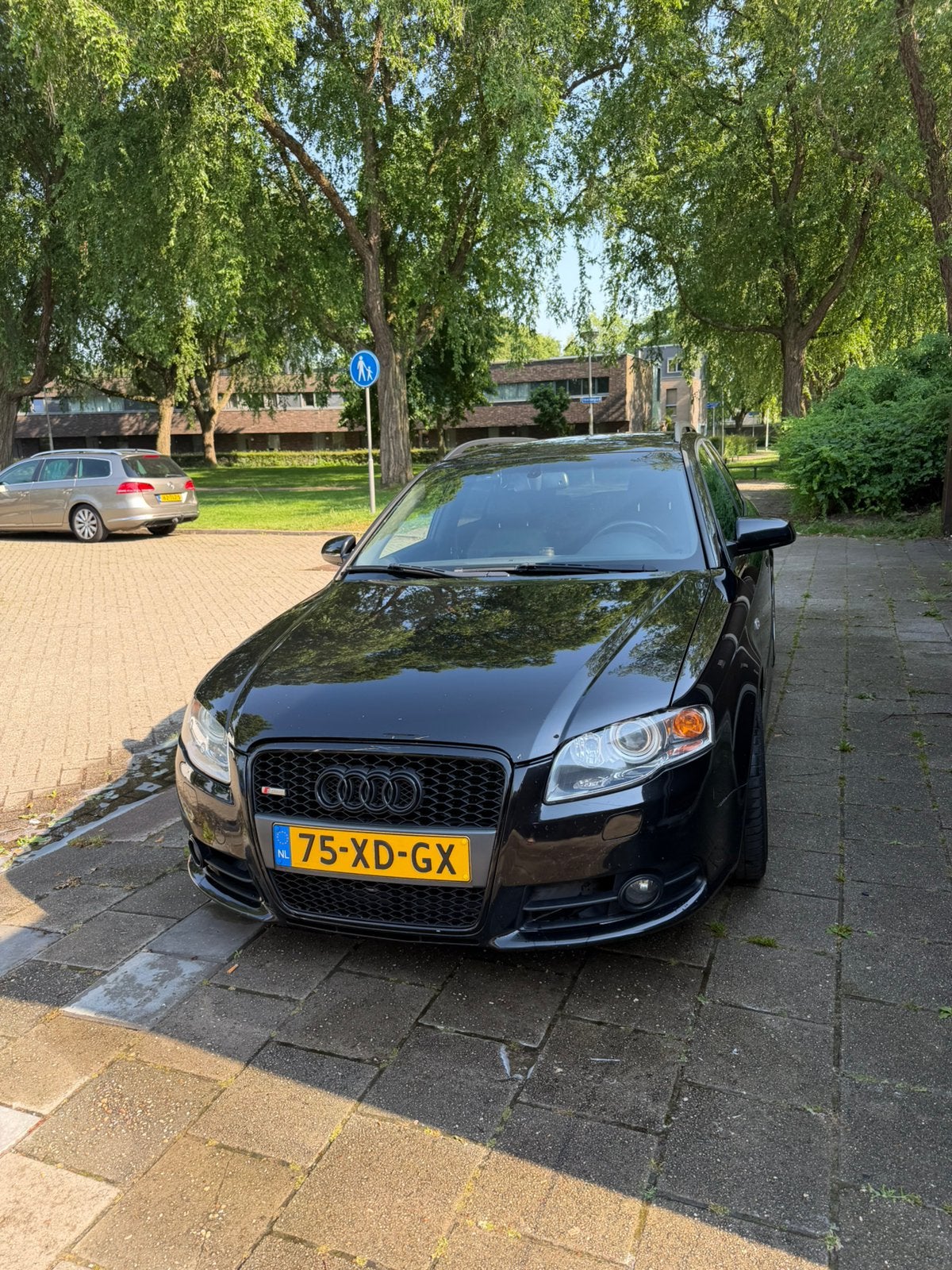 Audi A4 2.0 Tfsi Avant Quattro 147KW AUT 2007 Zwart, Auto's, Audi, Automaat, 4 cilinders, 1984 cc, A4