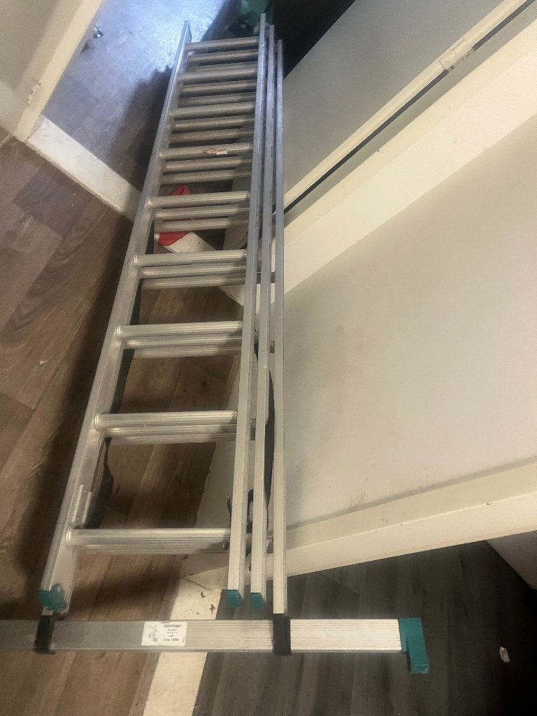 Ladder 3x9, Doe-het-zelf en Verbouw, Ophalen of Verzenden, 4 meter of meer