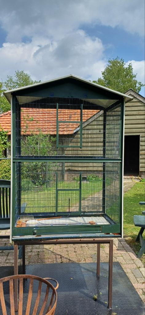 Vogelkooi, duivenkooi, voliere, Ophalen, Gebruikt, Metaal, Vogelkooi