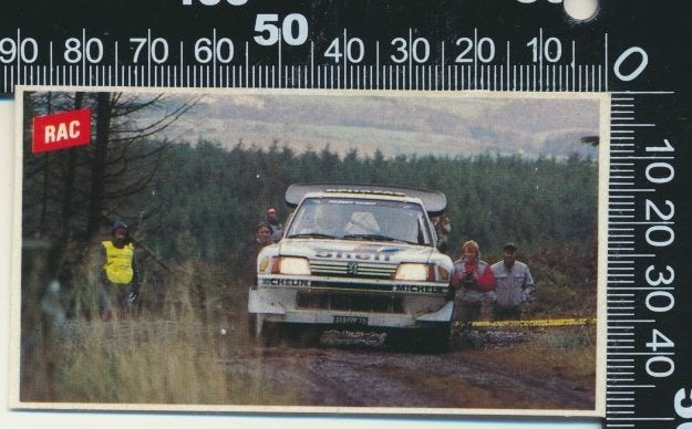 Sticker: Peugeot - Rally (5), Ophalen of Verzenden, Zo goed als nieuw, Auto of Motor