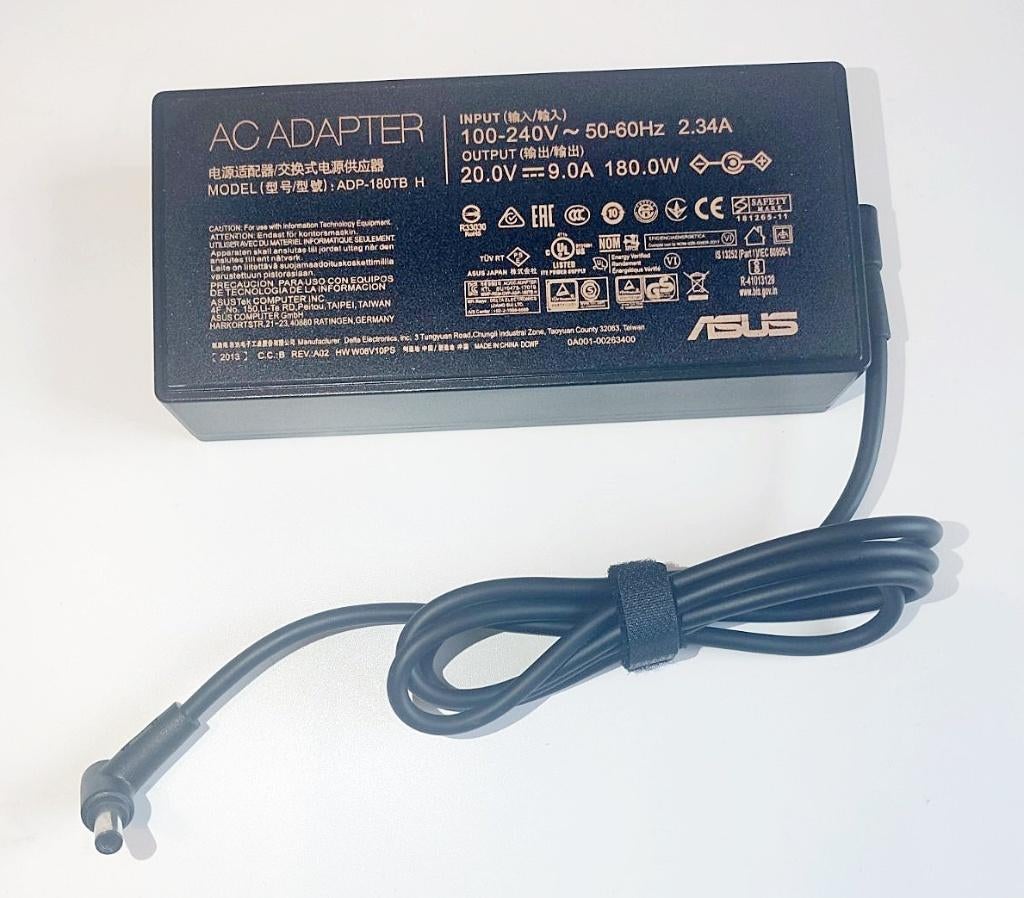 180W Asus oplader FX505DT, FX506, FX705, 20V 9A (6,0x3,7)mm, Asus, Nieuw, Ophalen of Verzenden, Drrkd2022@gmail.com