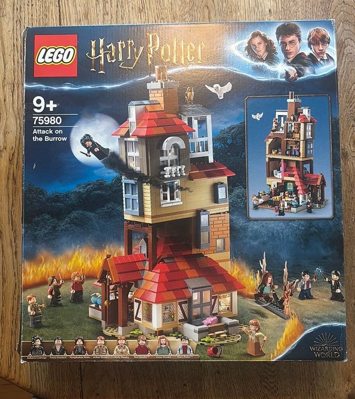 Harry potter lego 75980 attack on the burrow, Ophalen of Verzenden, Zo goed als nieuw