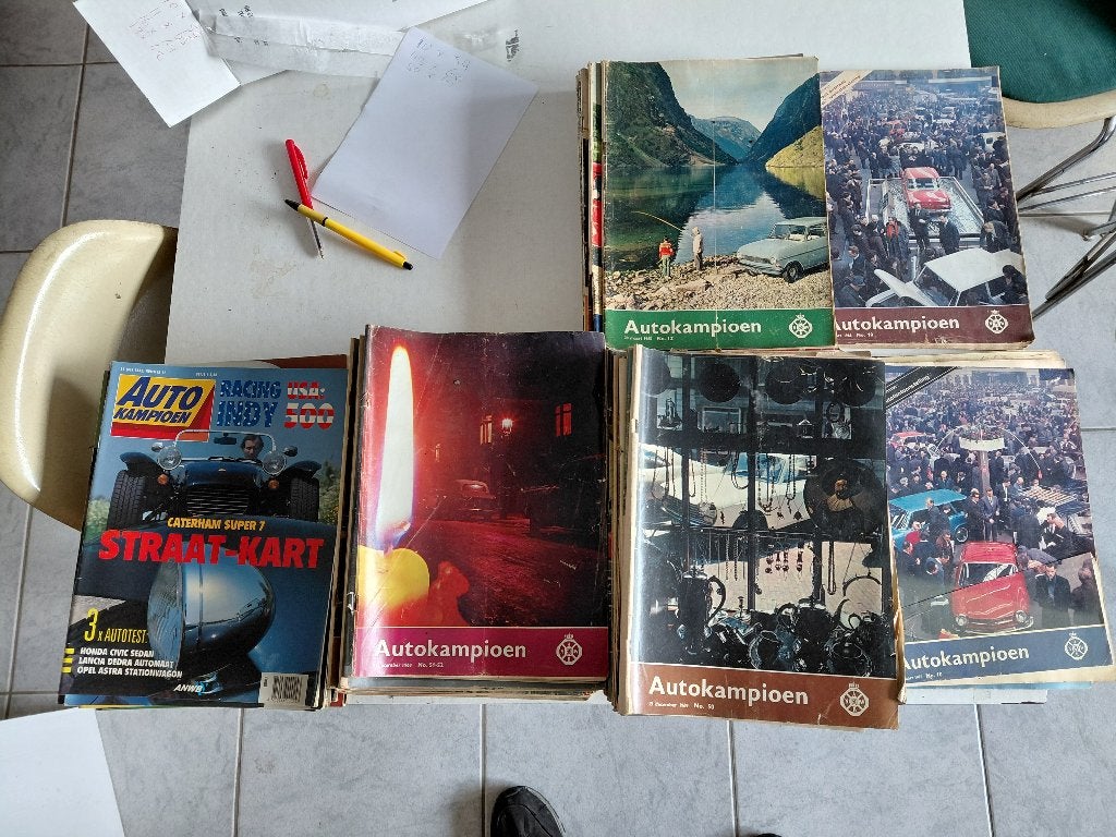 Autokampioen tijdschriften collectie 1959-1970, Boeken, Ophalen, Gelezen, Overige typen