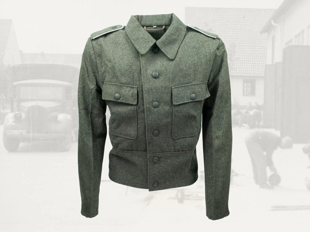 Veldjas,Duitsland,WWII,M44,Veldgrijs, Verzenden, Landmacht, Duitsland, Kleding of Schoenen