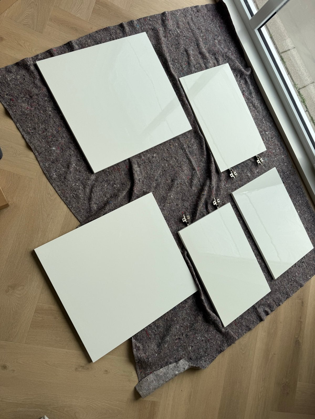 IKEA Besta hoogglans wit deuren front fronten deur, Ophalen of Verzenden, Gebruikt