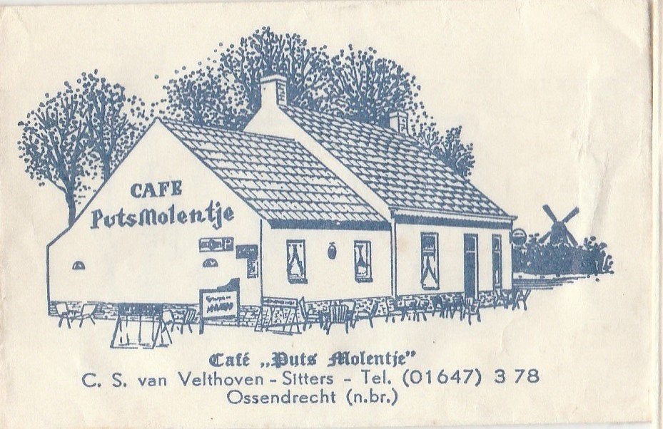 Puts Molentje Ossendrecht - C v Velthoven - Sitters - molen, Ophalen of Verzenden